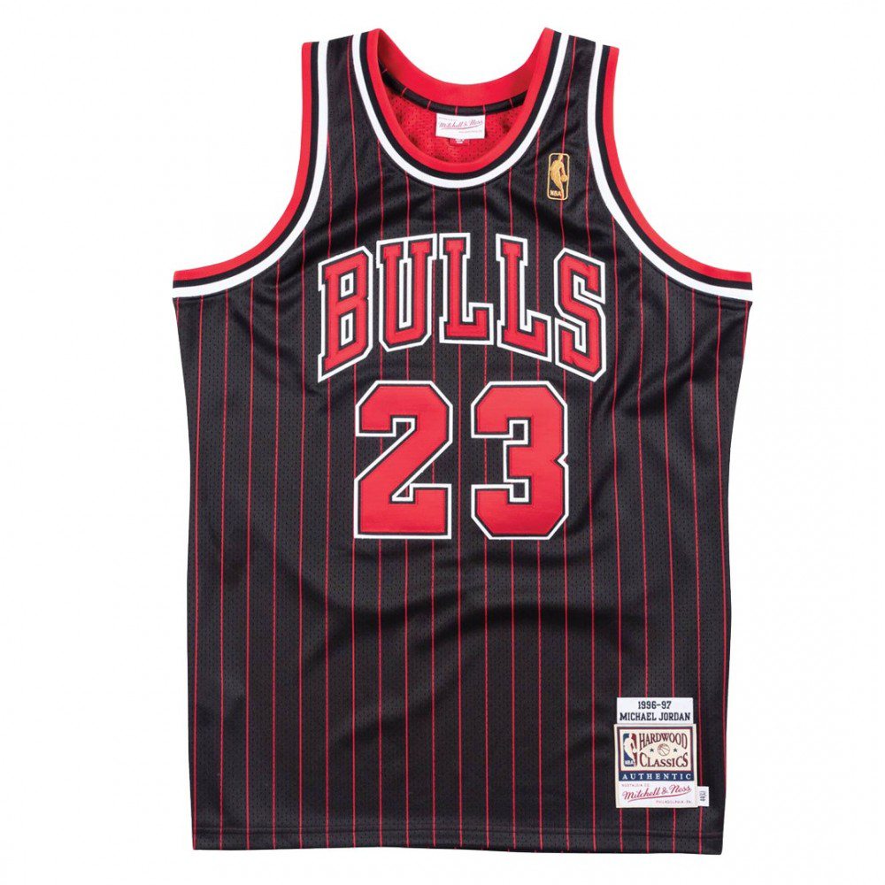 Men's Chicago Bulls Michael Jordan #23 Black 1996/97 Hardwood Classics Swingman Jersey-Pro Kit Vault | Brand New 26/27 Sports Jerseys